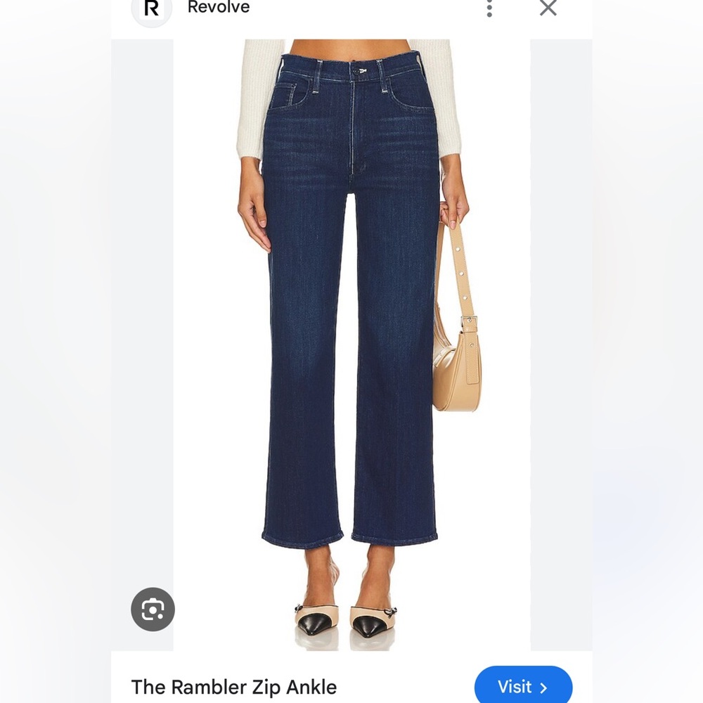 Mother The Rambler Zip High Rise Jeans